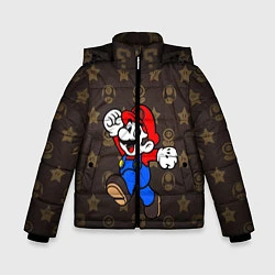 Куртка зимняя для мальчика Mario, цвет: 3D-красный