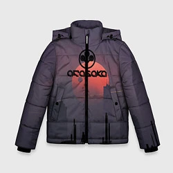 Куртка зимняя для мальчика Cyberpunk 2077 - Arasaka, цвет: 3D-черный