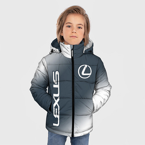 Зимняя куртка для мальчика LEXUS ЛЕКСУС / 3D-Светло-серый – фото 3