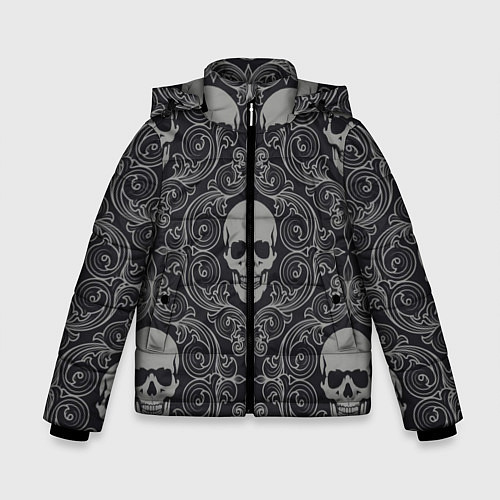 Зимняя куртка для мальчика Skulls / 3D-Светло-серый – фото 1