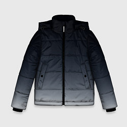 Куртка зимняя для мальчика Градиент цвета 3D-черный — фото 1