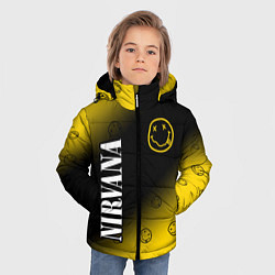 Куртка зимняя для мальчика NIRVANA НИРВАНА, цвет: 3D-черный — фото 2