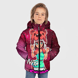 Куртка зимняя для мальчика Nita Brawl Stars, цвет: 3D-черный — фото 2