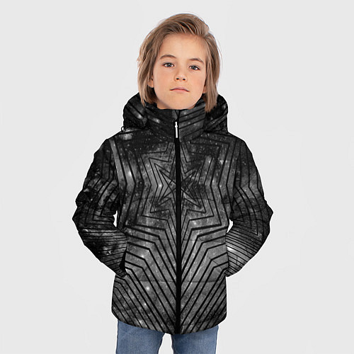 Зимняя куртка для мальчика BRING ME THE HORIZON / 3D-Светло-серый – фото 3
