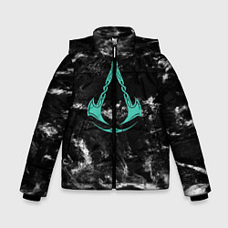 Куртка зимняя для мальчика Assassins Creed Valhalla, цвет: 3D-черный
