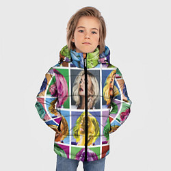 Куртка зимняя для мальчика Buzova pop-art, цвет: 3D-черный — фото 2
