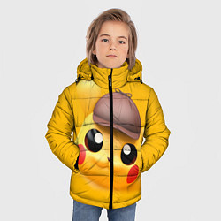 Куртка зимняя для мальчика Pikachu Pika Pika, цвет: 3D-черный — фото 2