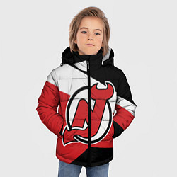 Куртка зимняя для мальчика Нью-Джерси Девилз, цвет: 3D-красный — фото 2