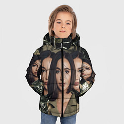 Куртка зимняя для мальчика Ольга Бузова, цвет: 3D-светло-серый — фото 2