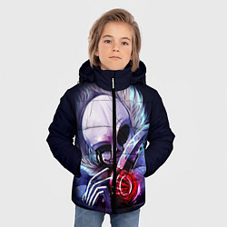 Куртка зимняя для мальчика UNDERTALE SANS, цвет: 3D-красный — фото 2