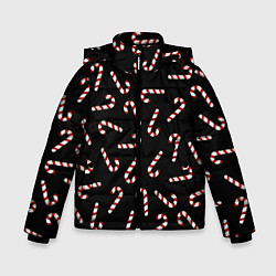 Куртка зимняя для мальчика Christmas Candy, цвет: 3D-черный