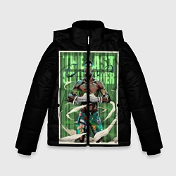 Куртка зимняя для мальчика Исраэль Адесанья, цвет: 3D-черный