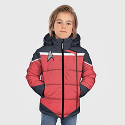 Куртка зимняя для мальчика Звездный костюм № 1 Z, цвет: 3D-красный — фото 2