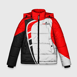Куртка зимняя для мальчика CS GO, цвет: 3D-черный