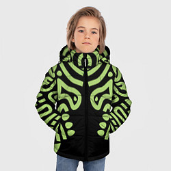 Куртка зимняя для мальчика Узор тату, цвет: 3D-светло-серый — фото 2