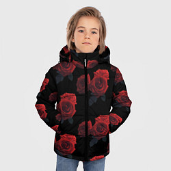 Куртка зимняя для мальчика Роза, цвет: 3D-черный — фото 2