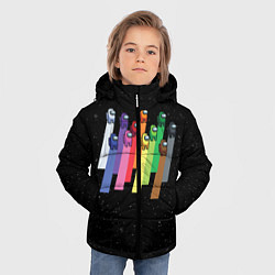 Куртка зимняя для мальчика Among us, цвет: 3D-черный — фото 2