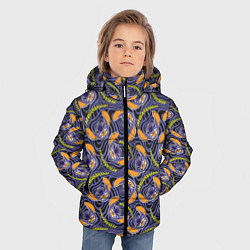 Куртка зимняя для мальчика Стич, цвет: 3D-черный — фото 2