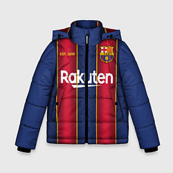 Куртка зимняя для мальчика BARCELONA 2021 - ДОМАШНЯЯ, цвет: 3D-черный