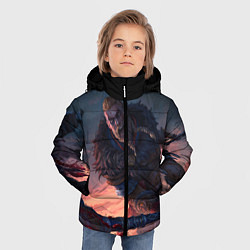 Куртка зимняя для мальчика ASSASSINS CREED VALHALLA, цвет: 3D-черный — фото 2