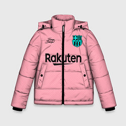 Куртка зимняя для мальчика BARCELONA резервная 2021, цвет: 3D-черный