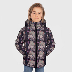 Куртка зимняя для мальчика Кирари Момобами Неко, цвет: 3D-светло-серый — фото 2