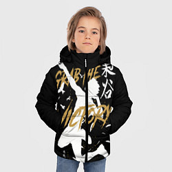 Куртка зимняя для мальчика Haikyuu Haikyu Haikuu, цвет: 3D-черный — фото 2
