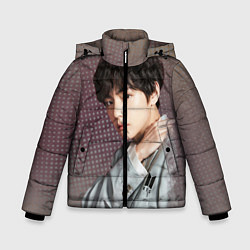 Куртка зимняя для мальчика BTS Ким Тэ Хён, цвет: 3D-черный