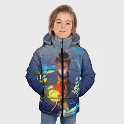 Куртка зимняя для мальчика Баам, цвет: 3D-черный — фото 2