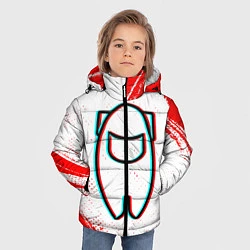 Куртка зимняя для мальчика AMONG US АМОНГ АС, цвет: 3D-черный — фото 2