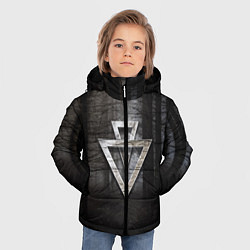 Куртка зимняя для мальчика STRANGE, цвет: 3D-черный — фото 2