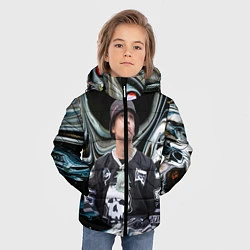Куртка зимняя для мальчика Slava Marlow, цвет: 3D-черный — фото 2