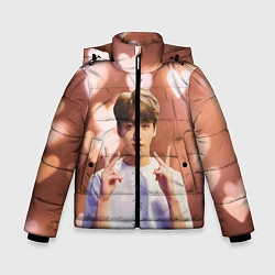 Куртка зимняя для мальчика JUNGKOOK BTS, цвет: 3D-черный