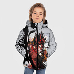 Куртка зимняя для мальчика Hell Asta, цвет: 3D-светло-серый — фото 2
