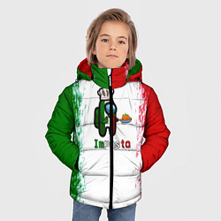 Куртка зимняя для мальчика Among Us Impasta, цвет: 3D-красный — фото 2