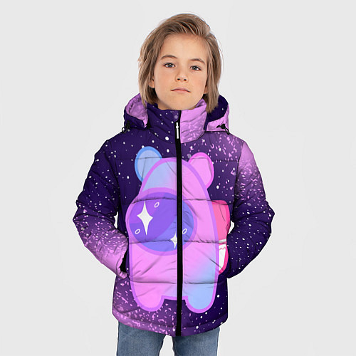 Зимняя куртка для мальчика AMONG US - SPACE / 3D-Светло-серый – фото 3
