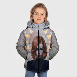 Куртка зимняя для мальчика Ход Королевы, цвет: 3D-светло-серый — фото 2