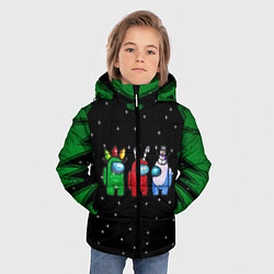 Куртка зимняя для мальчика AMONG US - NEW YEAR, цвет: 3D-черный — фото 2