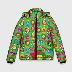 Куртка зимняя для мальчика Happy everything!, цвет: 3D-светло-серый
