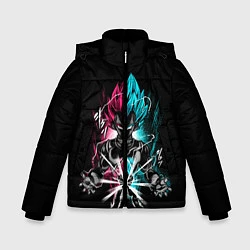 Куртка зимняя для мальчика DRAGON BALL, цвет: 3D-черный