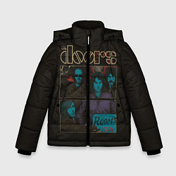 Куртка зимняя для мальчика The Doors, цвет: 3D-черный