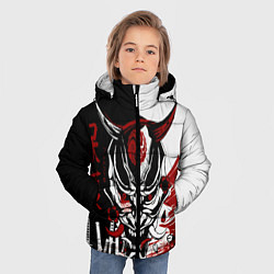 Куртка зимняя для мальчика Самурай Samurai, цвет: 3D-черный — фото 2