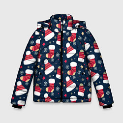 Куртка зимняя для мальчика Новый год 2021, цвет: 3D-светло-серый