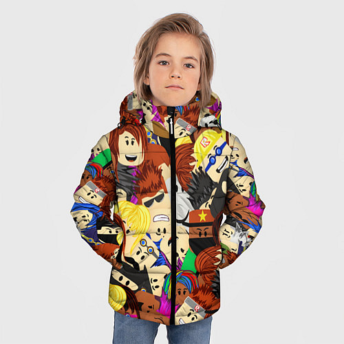 Зимняя куртка для мальчика ROBLOX / 3D-Светло-серый – фото 3