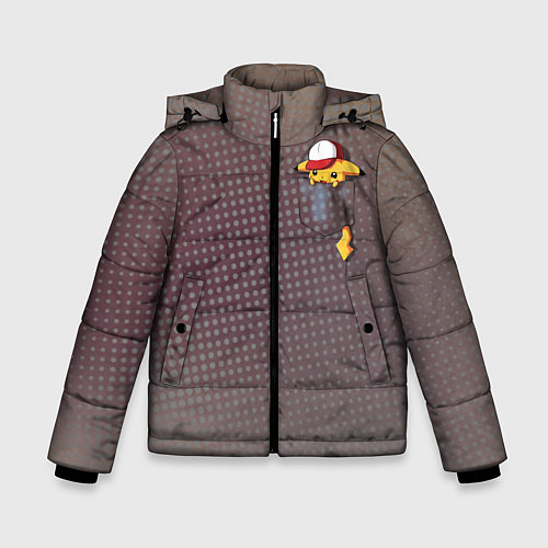 Зимняя куртка для мальчика Покемон / 3D-Красный – фото 1