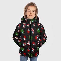 Куртка зимняя для мальчика AMONG US, цвет: 3D-светло-серый — фото 2