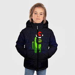 Куртка зимняя для мальчика Among Us Гринч, цвет: 3D-светло-серый — фото 2