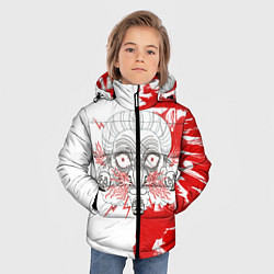 Куртка зимняя для мальчика Ведьма Юбаба, цвет: 3D-светло-серый — фото 2