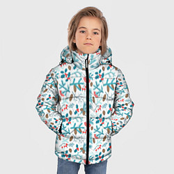 Куртка зимняя для мальчика Зимнее Утро, цвет: 3D-черный — фото 2