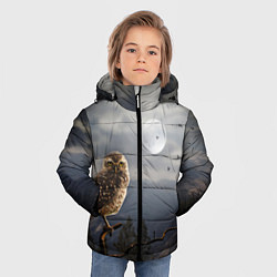 Куртка зимняя для мальчика Сова, цвет: 3D-красный — фото 2